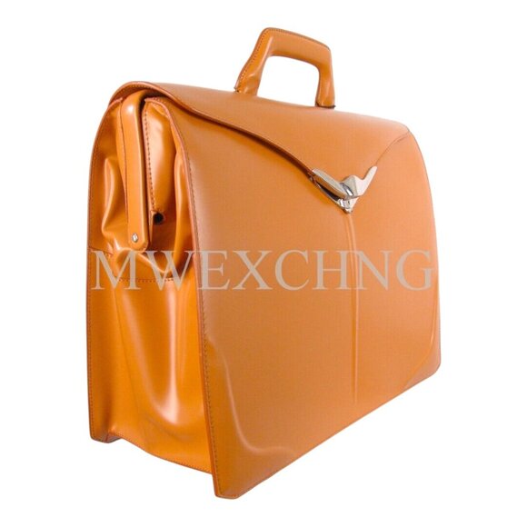 Samsonite Black Label Bayamo Doctor's Bag Briefcase Butterscotch - Picture 1 of 10